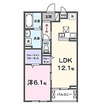 大阪府高石市取石１丁目（賃貸アパート1LDK・3階・45.60㎡） その2