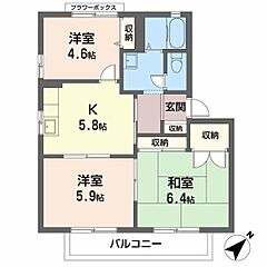 物件の間取り