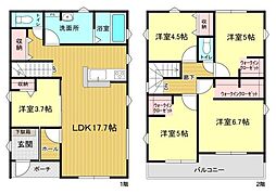 リーブルガーデン 岐阜市第4中川原 1号棟