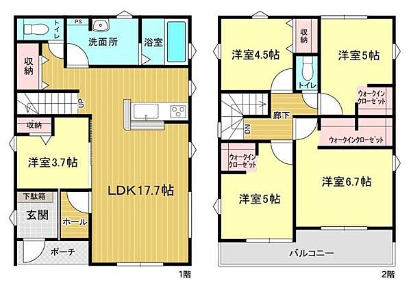 間取りを拡大表示