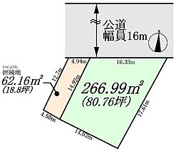 松戸市紙敷　土地　再建築不可