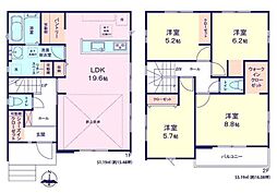 我孫子市船戸12期　2号棟　新築戸建