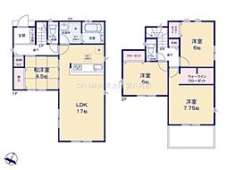 松戸市小山8期 3号棟 新築戸建