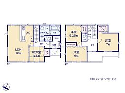 松戸市中和倉12期 5号棟 新築戸建