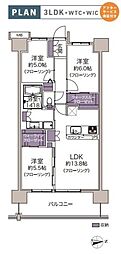 間取図画像 3LDK