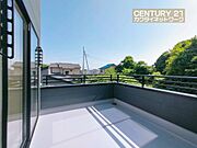 充分な広さが確保されたバルコニー。