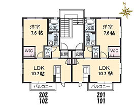 メゾンカリン 101 ｜ 山口県宇部市居能町２丁目1-1（賃貸アパート1LDK・1階・42.72㎡） その3