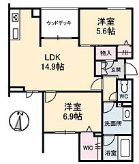 物件の間取り