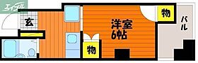 キャステル3  ｜ 岡山県岡山市北区駅前町2丁目（賃貸マンション1K・5階・19.30㎡） その2