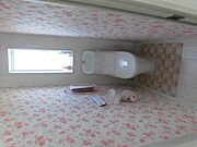 トイレの写真です。便器にフチがないので汚れが隠れて見えない部分がありません。 お手入れがとってもラクラクです♪