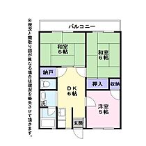 滋賀県彦根市中藪町（賃貸アパート3DK・2階・47.50㎡） その2