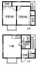 グローリー高宮  ｜ 滋賀県彦根市高宮町（賃貸アパート2LDK・1階・58.78㎡） その2