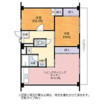 滋賀県彦根市川瀬馬場町（賃貸マンション2LDK・5階・57.96㎡） その2