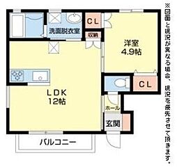 グッドライフステージ小泉 1LDKの間取図画像