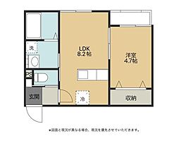 RAPIS 1 1LDKの間取図画像