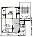ビレッジハウス鳥居本2号棟2階4.1万円