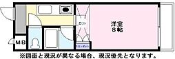 学生会館エンゼルプラザ彦根4 1Kの間取図画像
