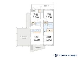 ルピナス大宮桜木町 3LDKの間取図画像