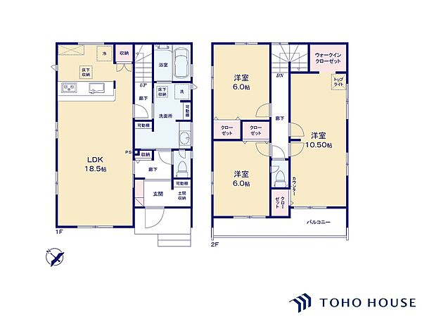 間取りを拡大表示