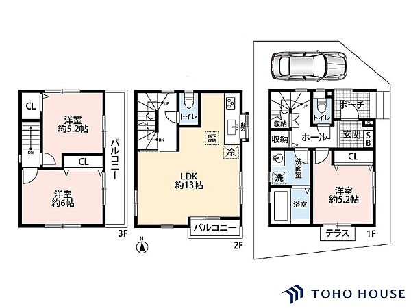 間取りを拡大表示