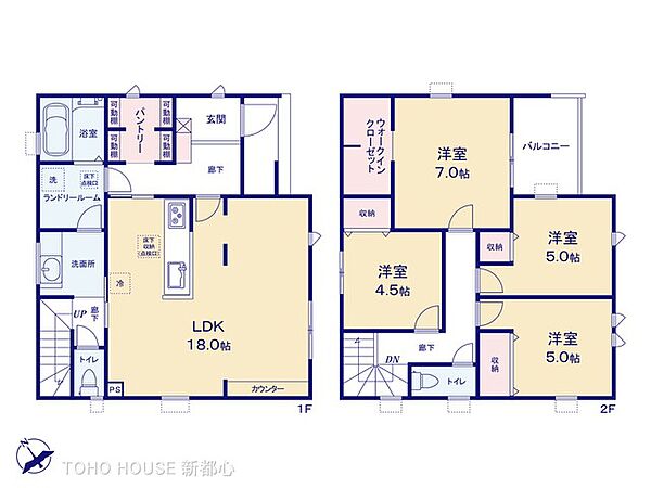 間取りを拡大表示