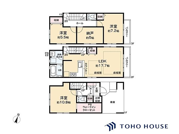 間取りを拡大表示