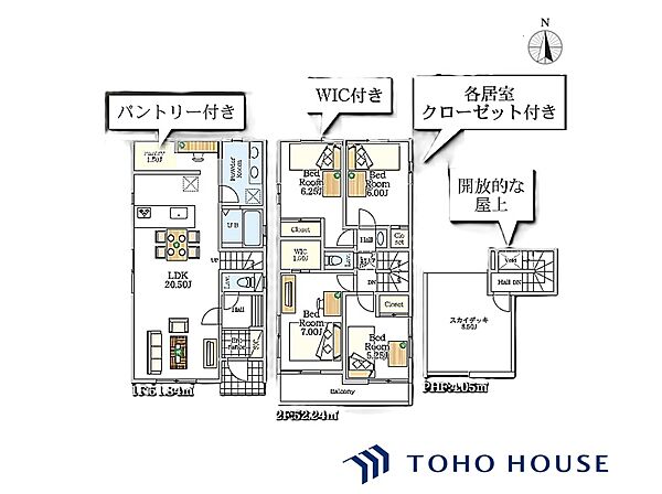 間取りを拡大表示
