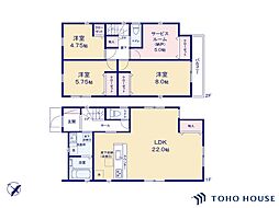 西区指扇 第2 1号棟 全3棟