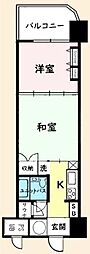 フラワーパレス白子 2Kの間取図画像