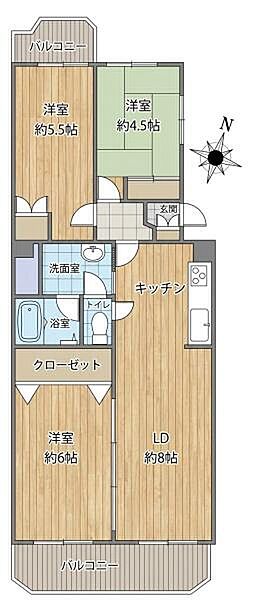 間取りを拡大表示