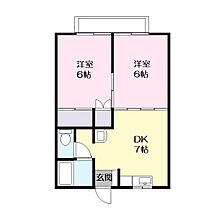 ブルーミングクマント 201 ｜ 鳥取県米子市熊党129-22（賃貸アパート2DK・2階・40.26㎡） その2