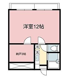 メゾン・ド・フオレ拾番館 1Kの間取図画像