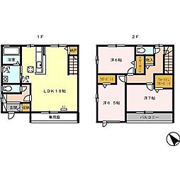 モダンコートTA 3LDKの間取図画像