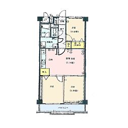間取図画像 3LDK