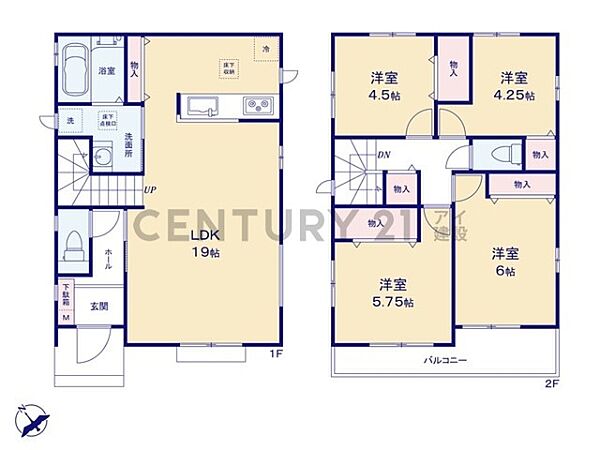 間取りを拡大表示