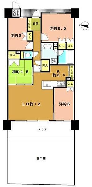 間取りを拡大表示