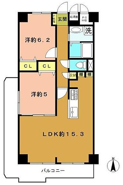 間取りを拡大表示