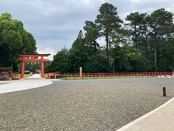 上賀茂神社まで...