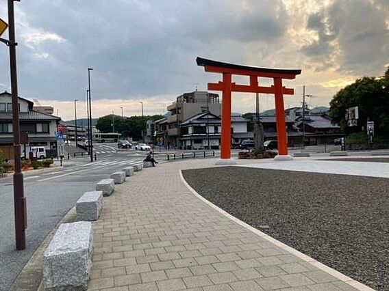 上賀茂神社まで...