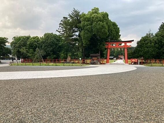 上賀茂神社まで...