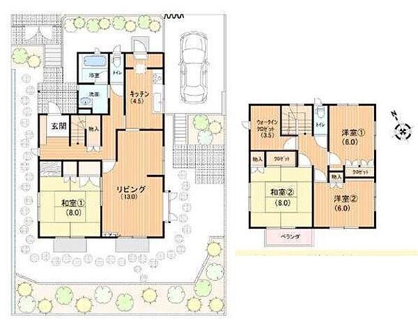 間取りを拡大表示
