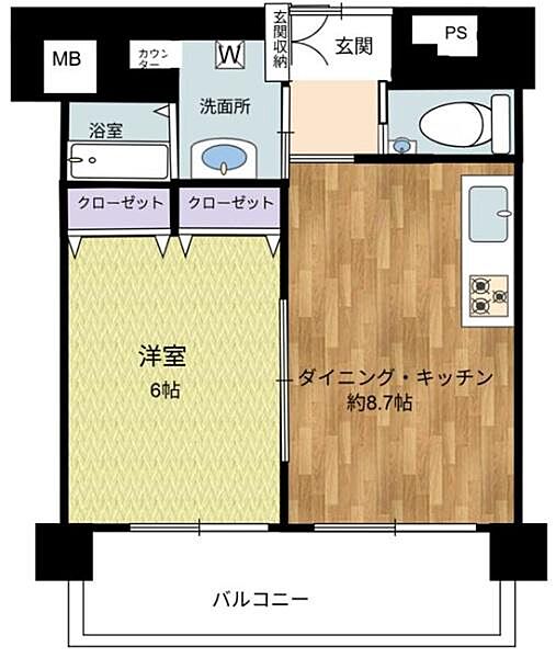 間取りを拡大表示
