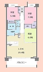 間取図画像 3LDK