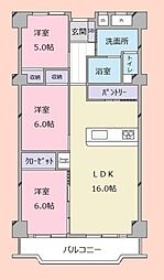 間取図画像 3LDK