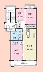 間取図画像 3LDK