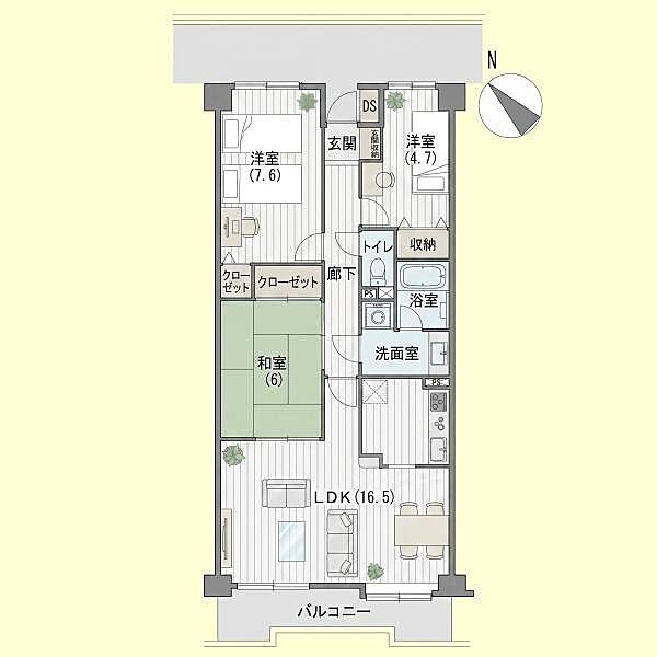 間取りを拡大表示