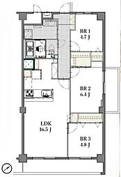 間取図画像 3LDK