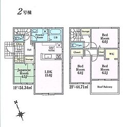 リナージュ瑞穂町箱根ヶ崎東松原23−1期全3棟　2号棟