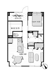 間取図画像 1LDK