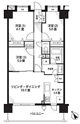 間取図画像 3LDK